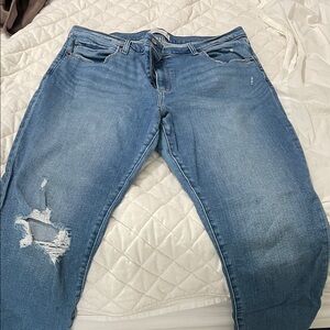 Abercrombie & Fitch Distressed Denim Jeans